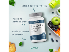 CROMO PICOLINATO 25MCG 60CAPS - LAUTON - www.outletsuplementos.com.br