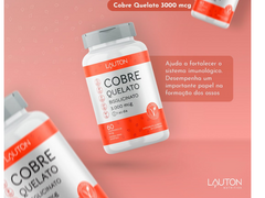 COBRE QUELATO BISGLICINATO 3.000MCG 60CAPS - LAUTON - www.outletsuplementos.com.br