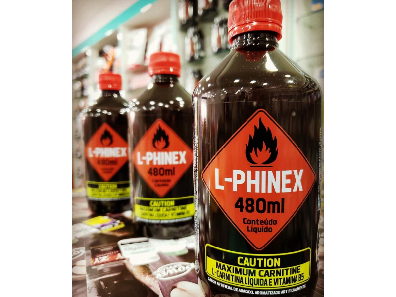 L-PHINEX (L-CARNITINA) POWER SUPPLEMENTS 480ML - POWER SUPPLEMENTS - www.outletsuplementos.com.br