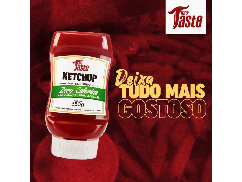 KETCHUP 350G - MRS TASTE - www.outletsuplementos.com.br