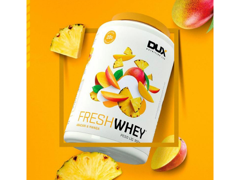 FRESH WHEY 900G - DUX NUTRITION - www.outletsuplementos.com.br