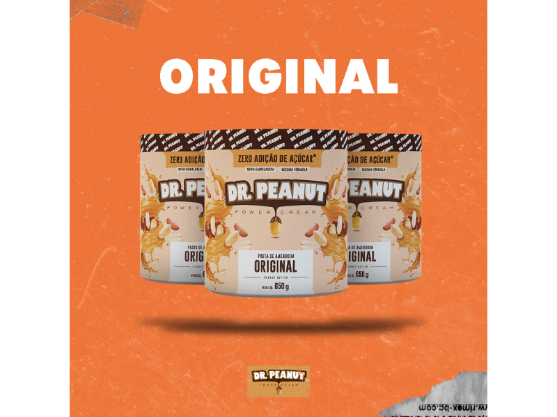 PASTA DE AMENDOIM ORIGINAL  650G - DR. PEANUT