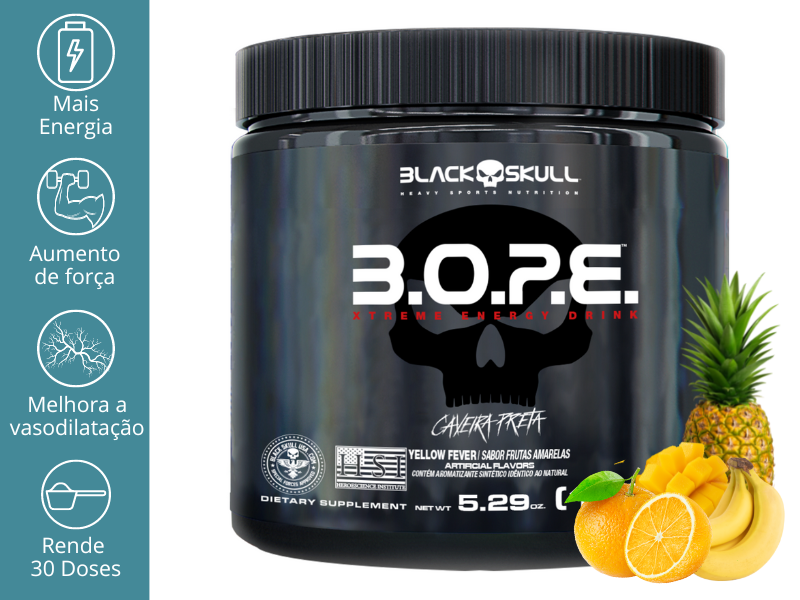 BOPE 150G PRÉ TREINO - BLACK SKULL