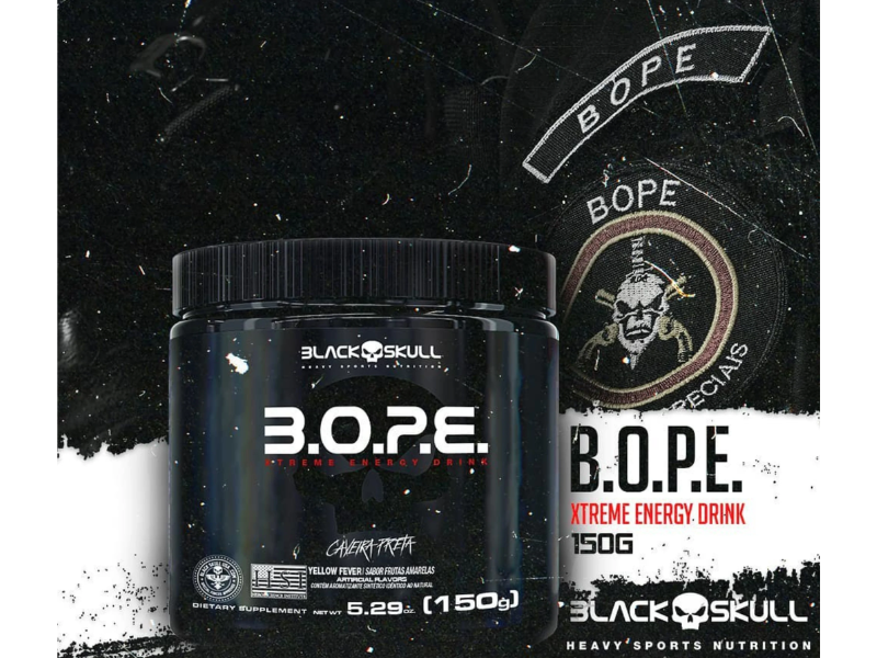 BOPE (300G E 150G) PRÉ TREINO - BLACK SKULL