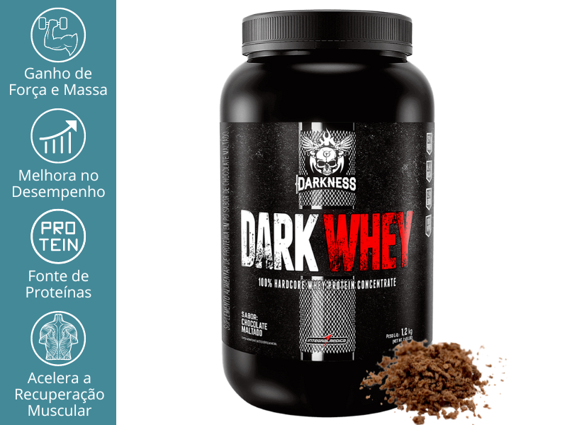 DARK WHEY 1,2KG - INTEGRALMEDICA