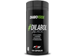 DILABOL BLACK DIABO VERDE 120CAPS + GRÁTIS COQUETELEIRA - FTW