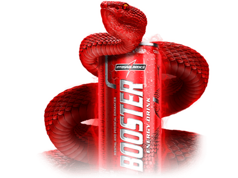 BOOSTER ENERGY DRINK 269ML (FARDO 6UN) - INTEGRALMEDICA - www.outletsuplementos.com.br