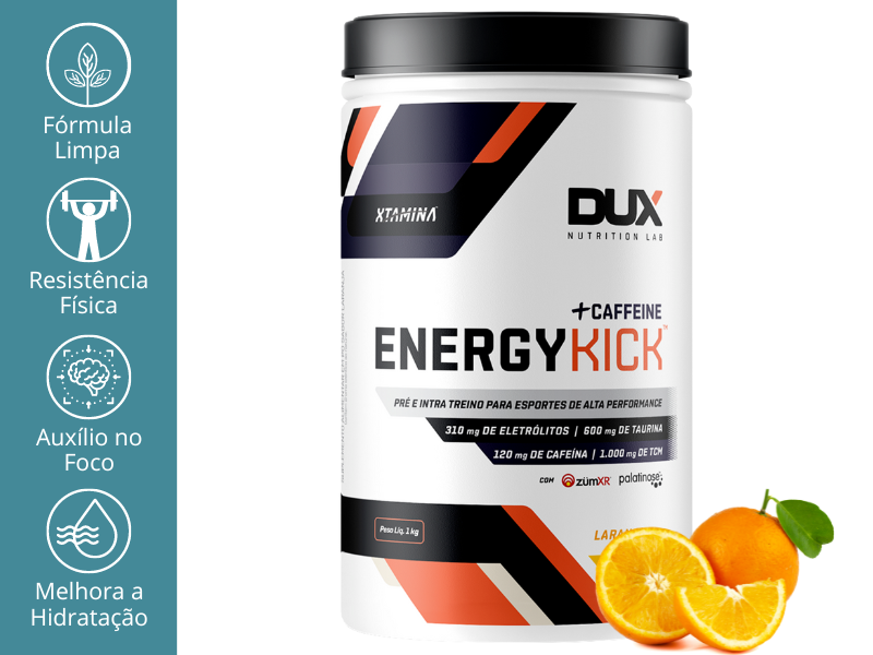 ENERGY KICK CAFFEINE 1KG - DUX NUTRITION