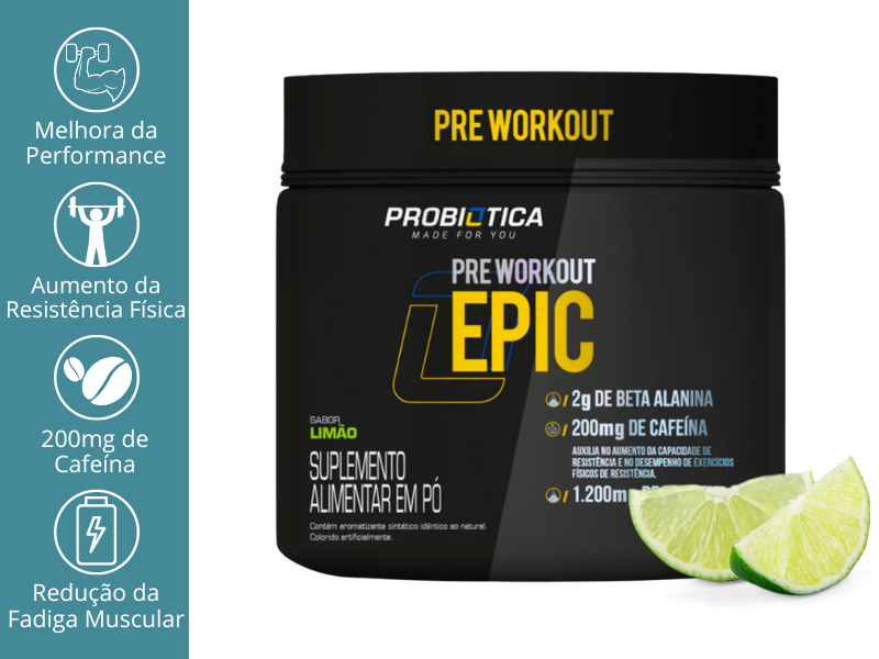 PRE WORKOUT EPIC 60 DOSES 300G - PROBIOTICA