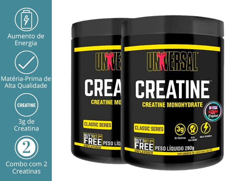 CREATINA UNIVERSAL COMBO 200G + 200G