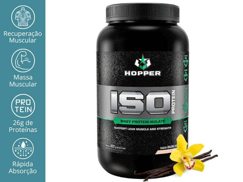 WHEY ISO PROTEIN HOPPER 907G - INTEGRALMEDICA