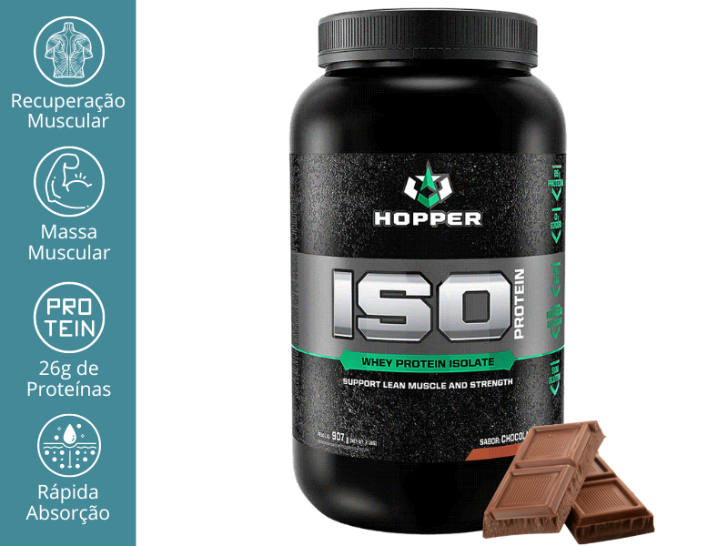 WHEY ISO PROTEIN HOPPER 907G - INTEGRALMEDICA