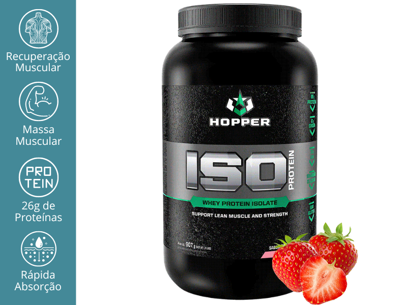 WHEY ISO PROTEIN HOPPER 907G - INTEGRALMEDICA