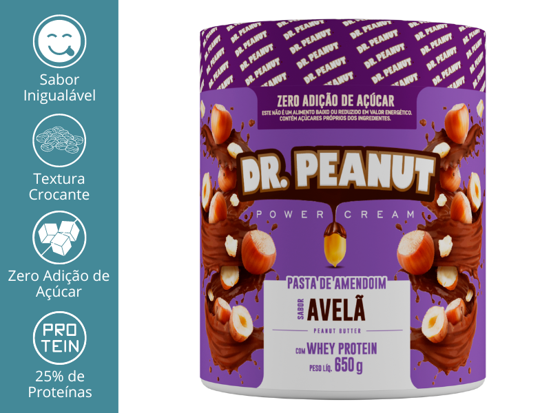 PASTA DE AMENDOIM (600G E 250G) - DR. PEANUT