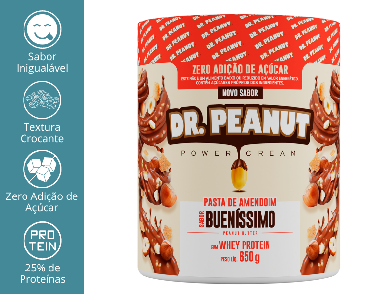 PASTA DE AMENDOIM (600G E 250G) - DR. PEANUT