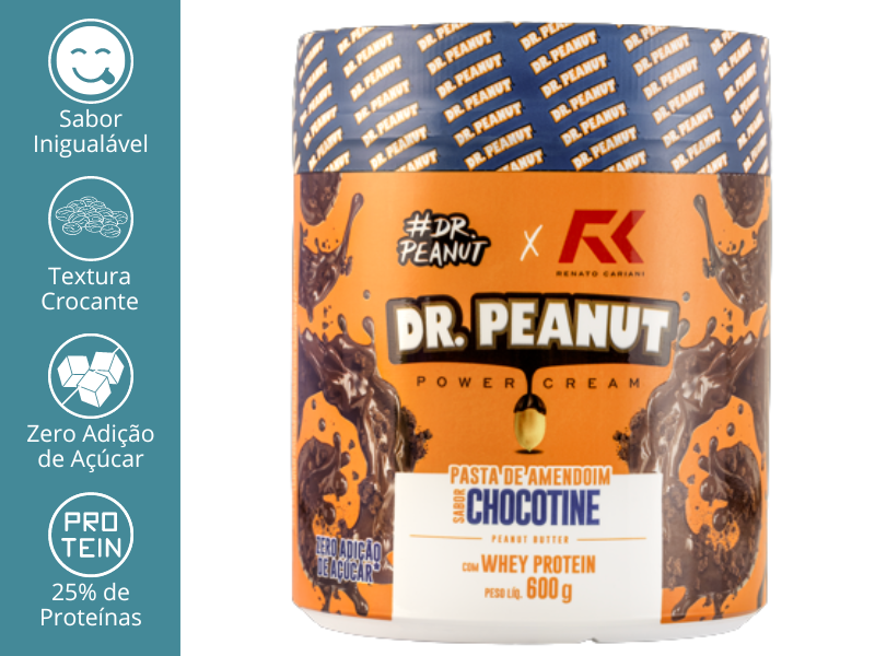 PASTA DE AMENDOIM (600G E 250G) - DR. PEANUT