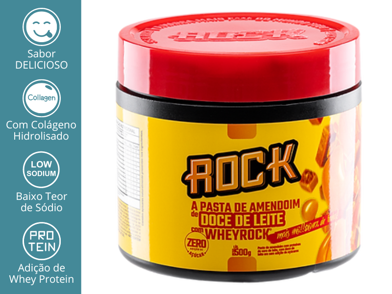 PASTA DE AMENDOIM 500G - ROCK