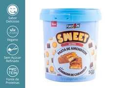 PASTA DE AMENDOIM SWEET 500G - POWER1ONE