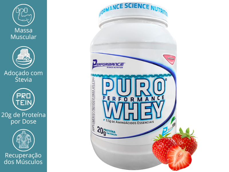 WHEY 100% ULTRAFILTRADO 909G - PERFORMANCE NUTRITION