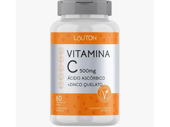 VITAMINA C + ZINCO 500MG 60CAPS - LAUTON
