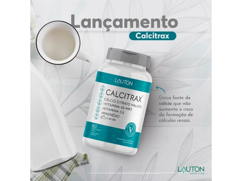 CALCITRAX 60COMP 1200MG - LAUTON - www.outletsuplementos.com.br