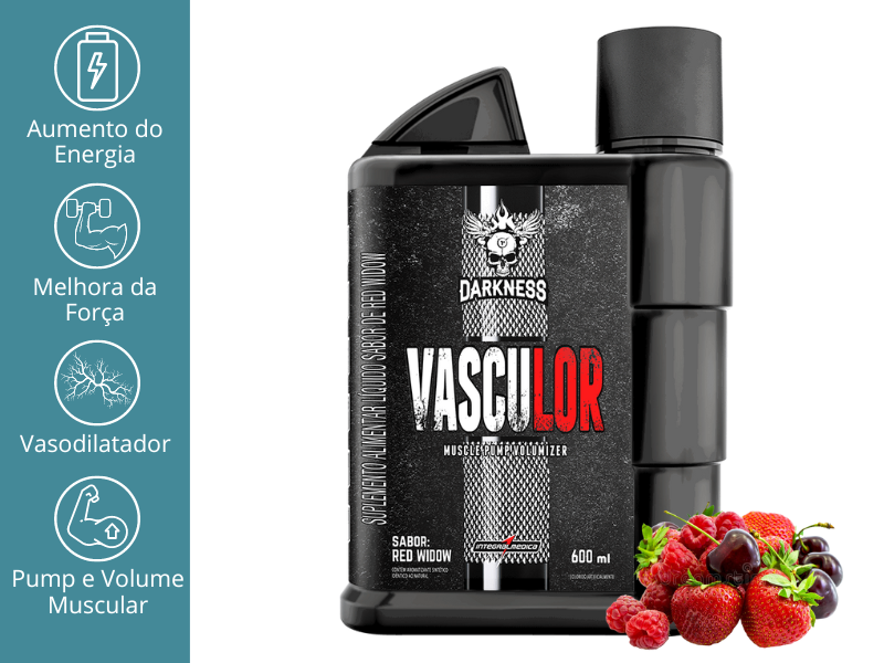 PRÉ TREINO VASCULOR 600ML - DARKNESS