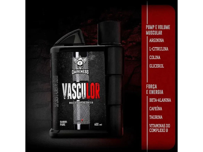 PRÉ TREINO VASCULOR 600ML - DARKNESS