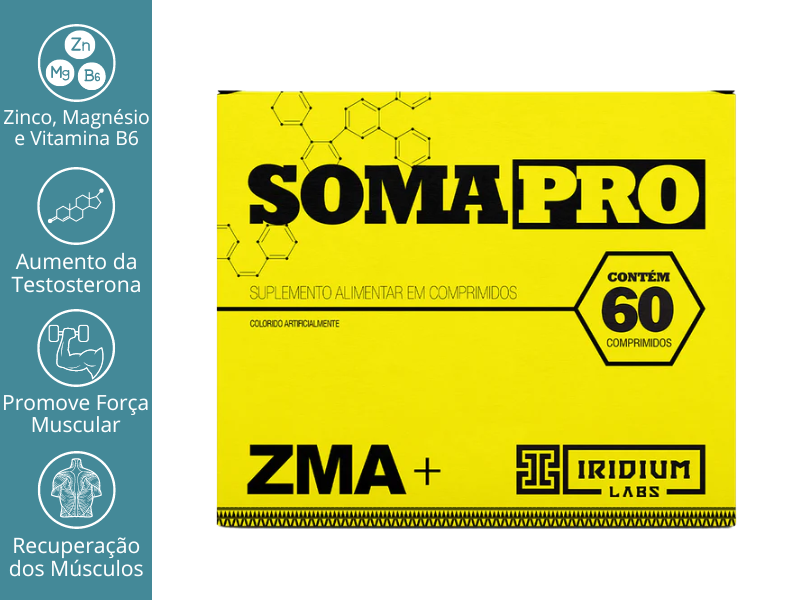 SOMA PRO + ZMA 60CAPS - IRIDIUM LABS