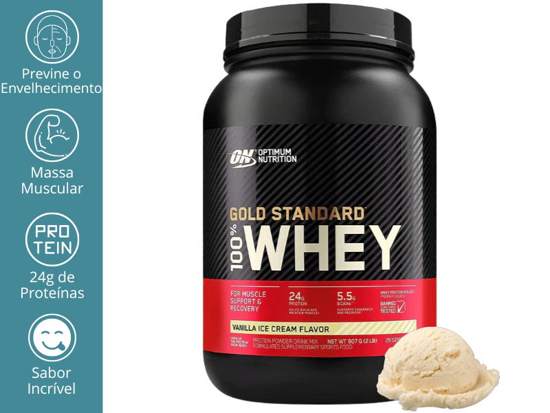 WHEY 100% GOLD 907G - OPTIMUN NUTRITION