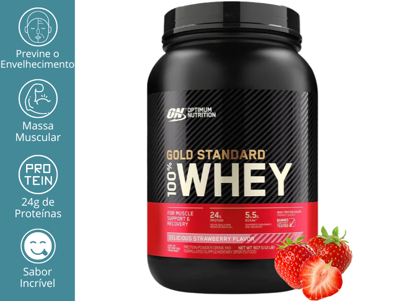 WHEY 100% GOLD 907G - OPTIMUN NUTRITION