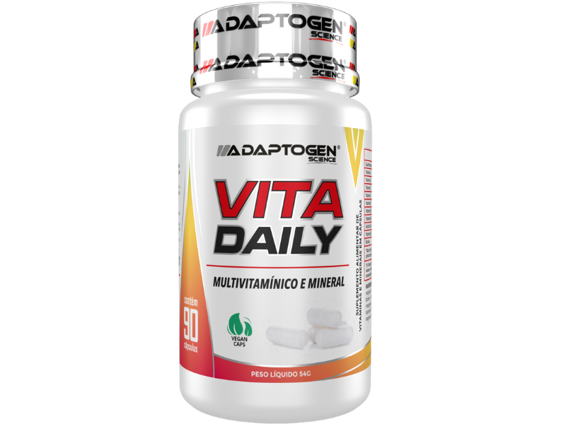 MULTIVITAMÍNICO VITA DAILY 90CAPS 600MG - ADAPTOGEN